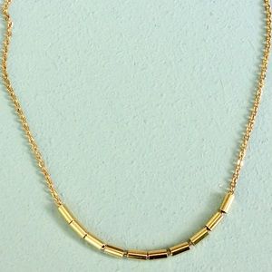 Gold Plated Metal Pendant Necklace NEW